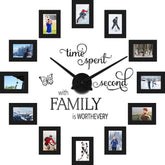 Circular photo frame clock My Wall Clock